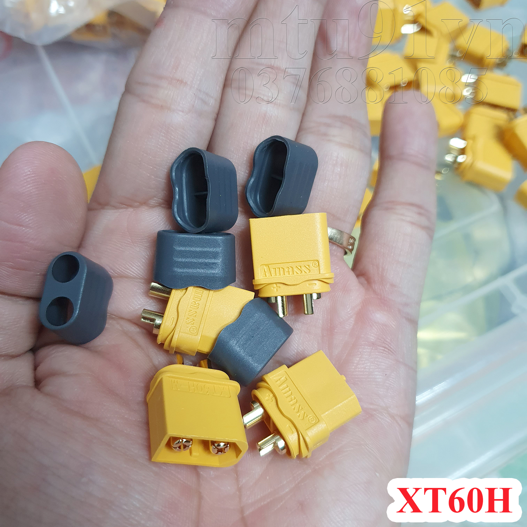 Combo 10 cặp - Jack cắm XT60H có chụp bảo vệ