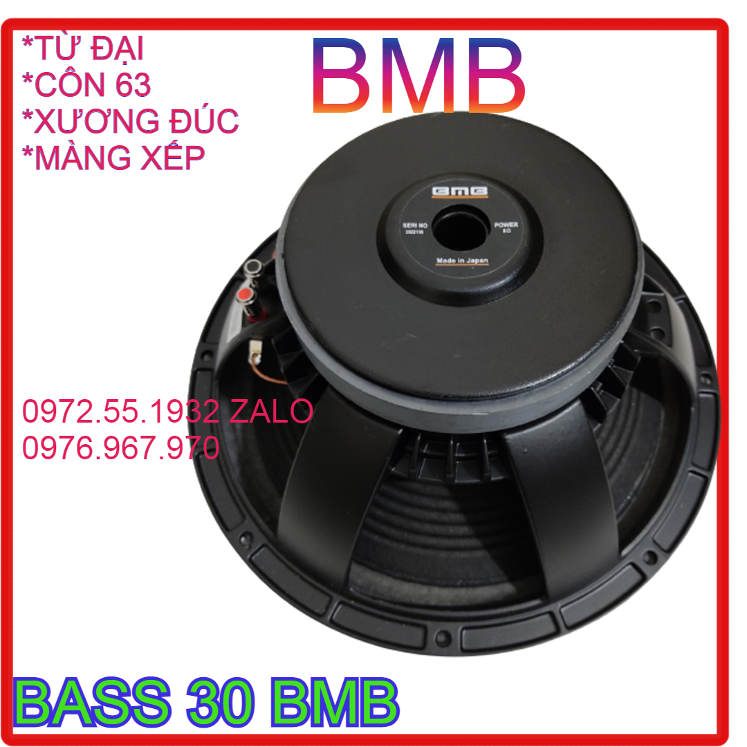 Loa bass 30 bmb xương đúc màng tẩm dầu -giá 1 chiếc