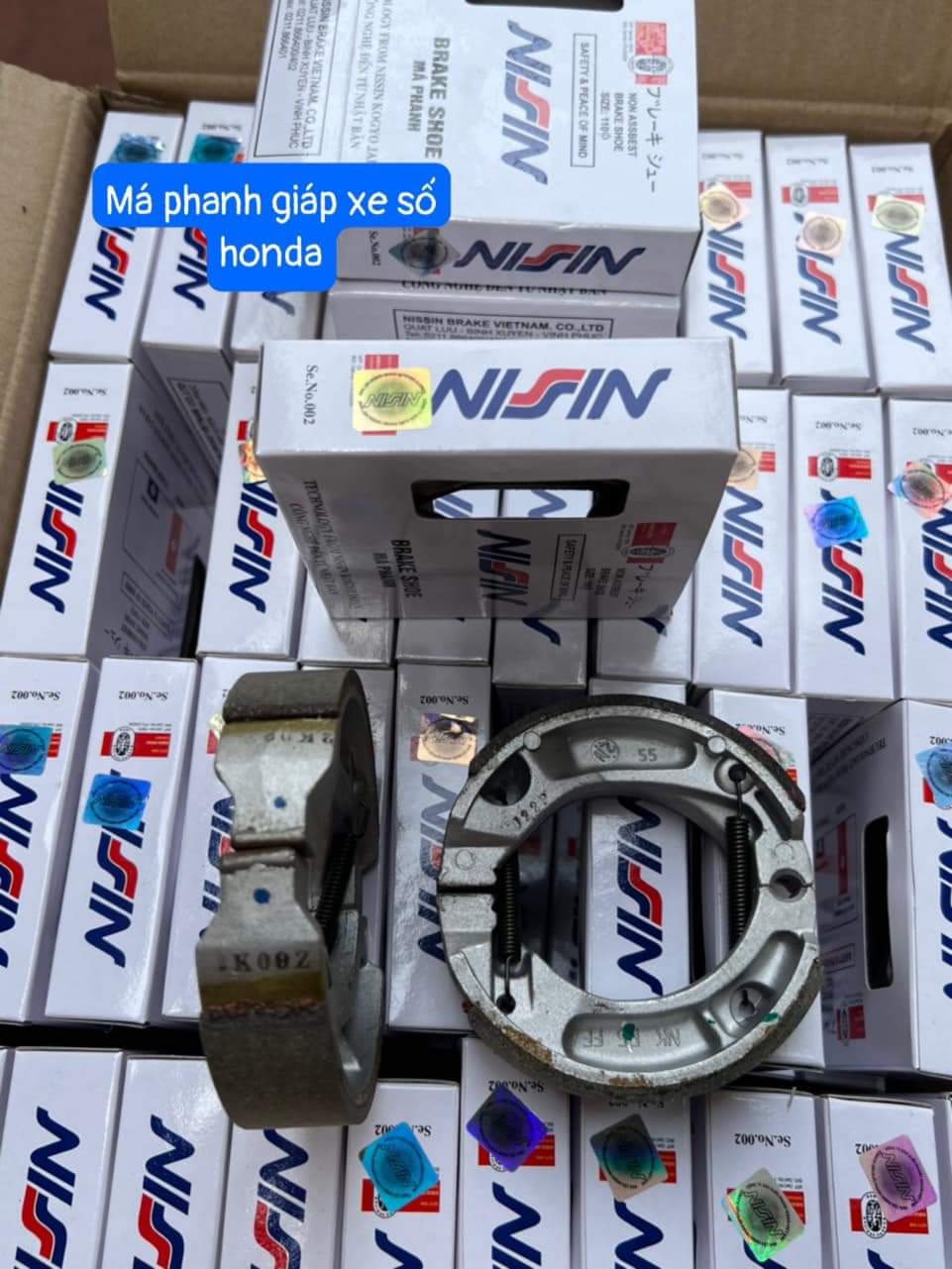 Bộ Má Phanh Cơ NISSIN Dành Cho HONDA .