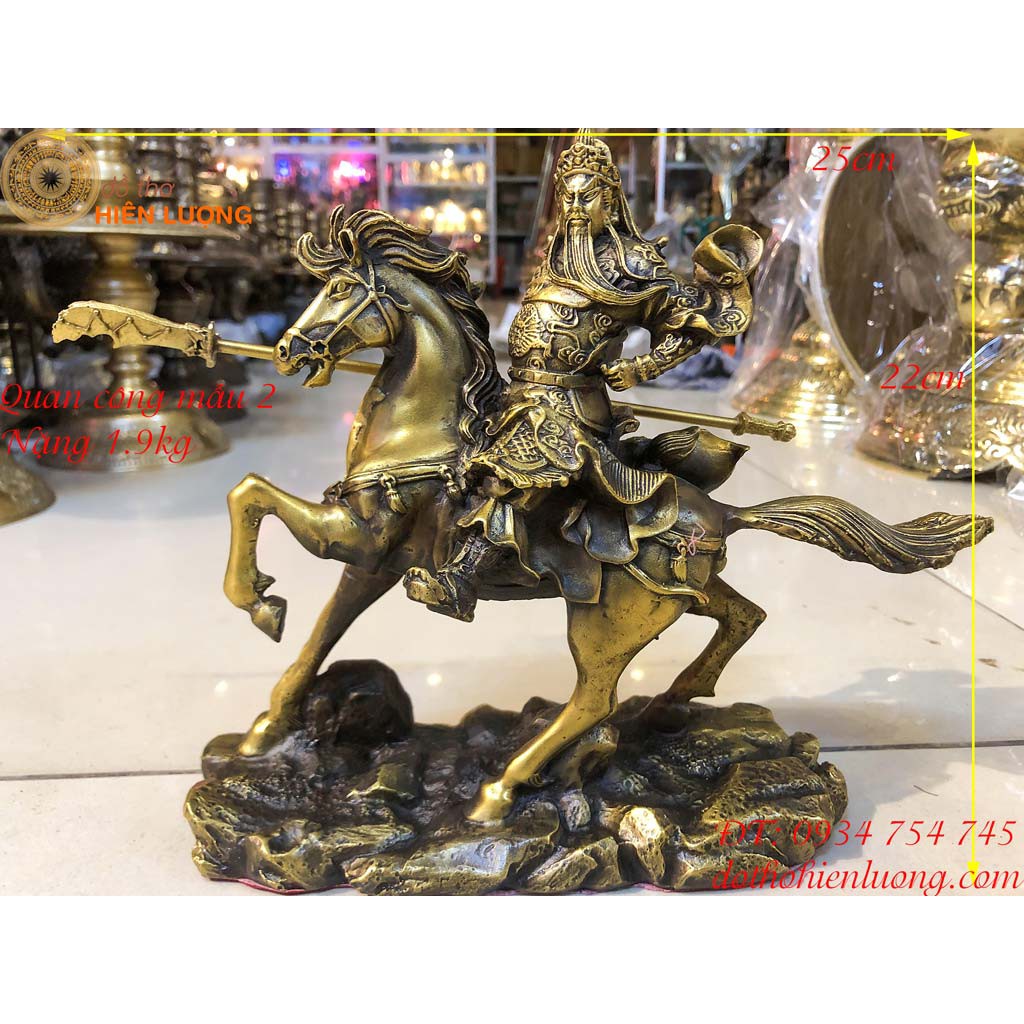 Copper feng shui horse riding statue 25cm wide, 22cm high, copper feng shui statue