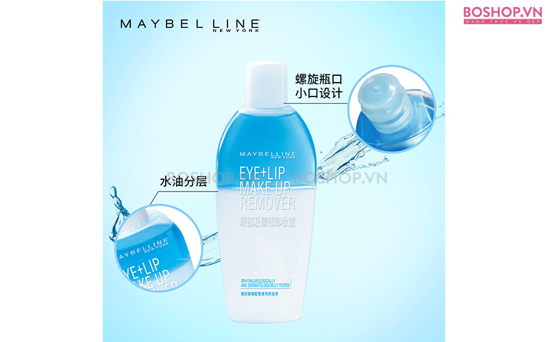 Nước tẩy trang mắt và môi Maybelline 150ml