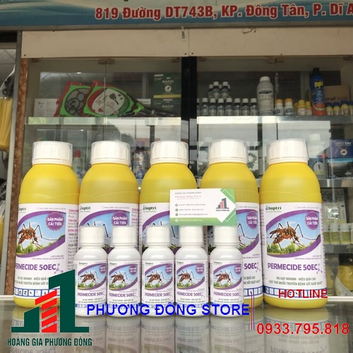 Thuốc diệt muỗi hiệu quả cao Permecide 50EC - Chai 100ml