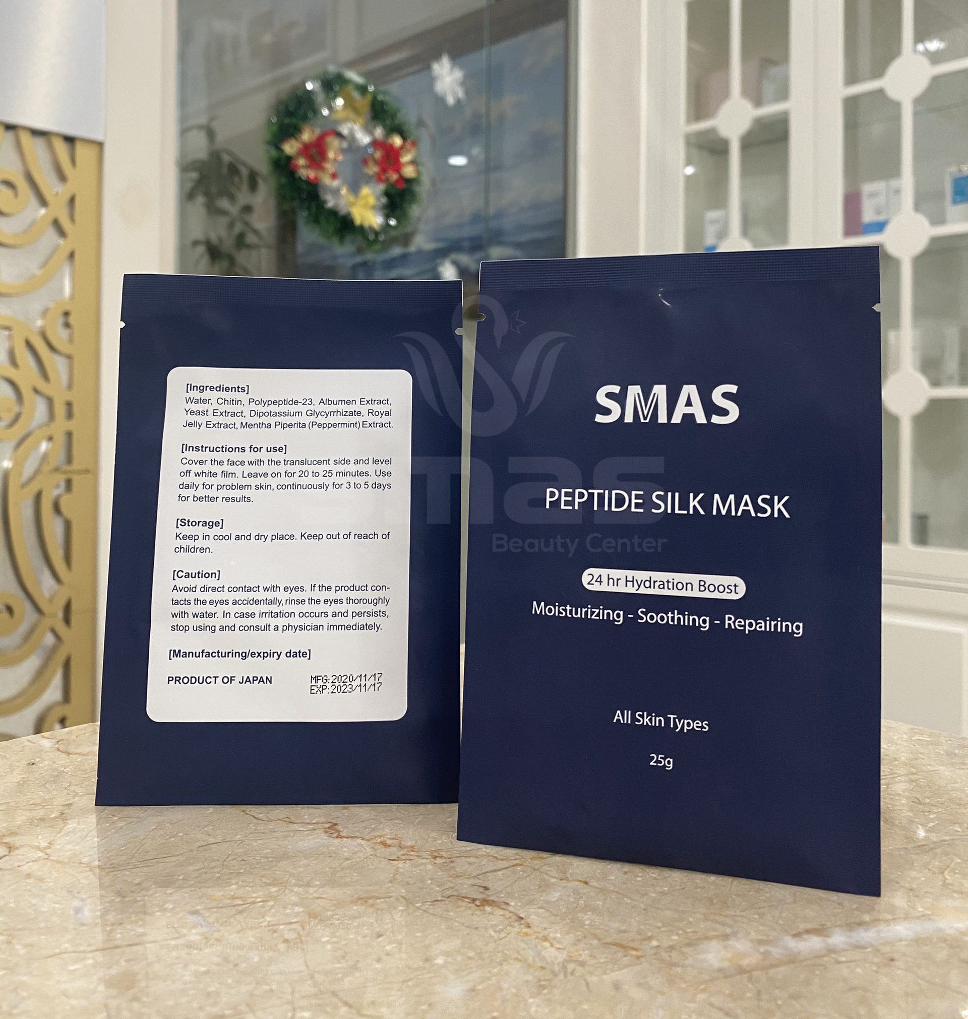 Mặt Nạ Smas Peptide Silk Mask Cấp Ẩm, Phục Hồi Da