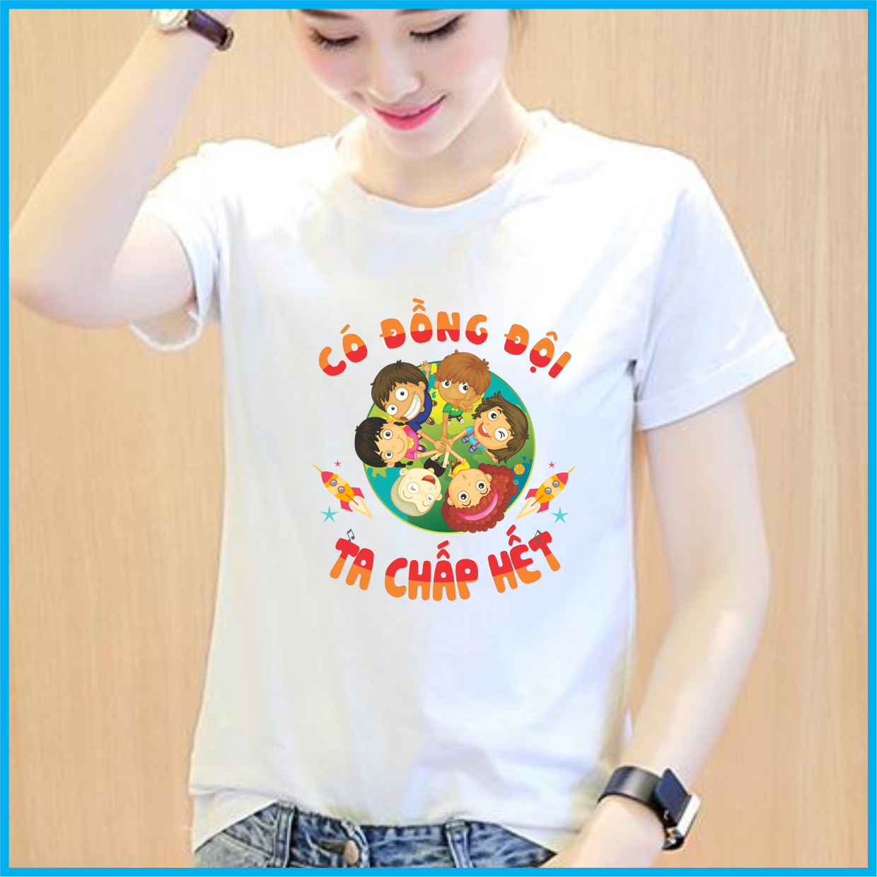 Áo nhóm - Có đồng đội, ta chấp hết