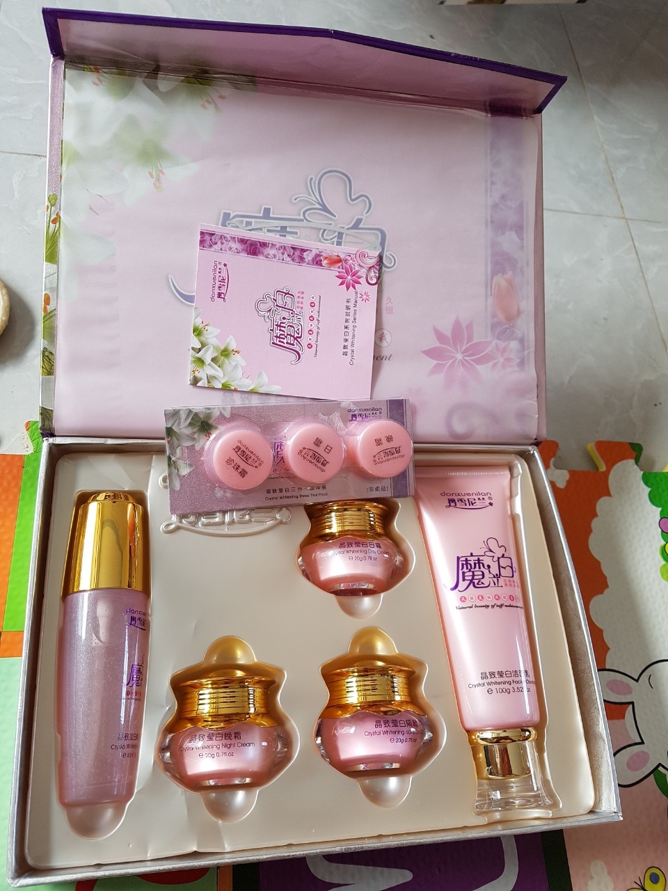 Bộ 5 món mỹ phẩm hoàng cung hồng cao cấp