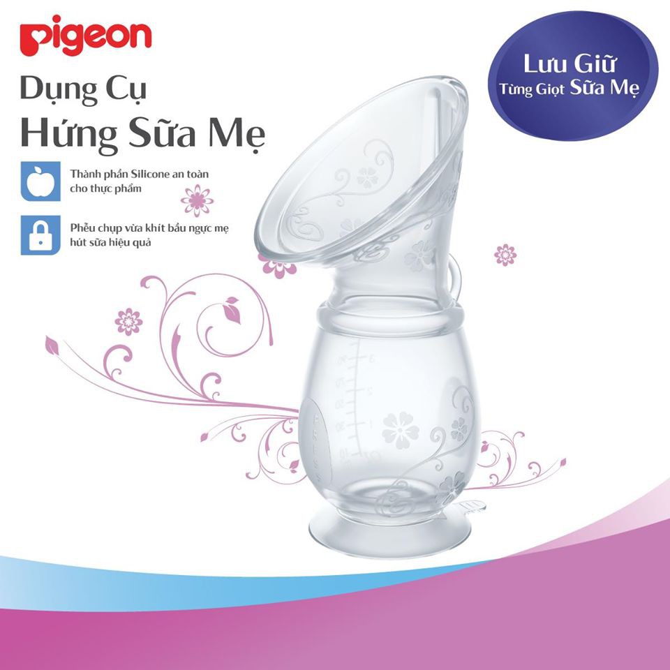 Cốc Hứng Sữa Silicon Pigeon PIGEON