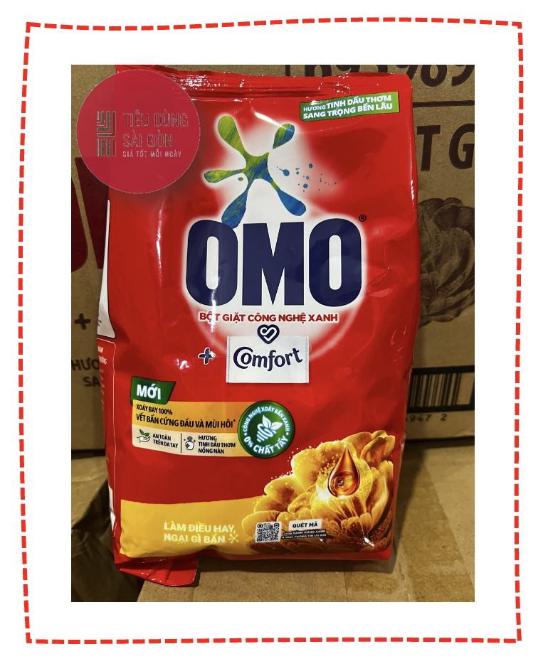 Bột giặt omo 1.2kg, 770g, 720g, 700g hương comfort