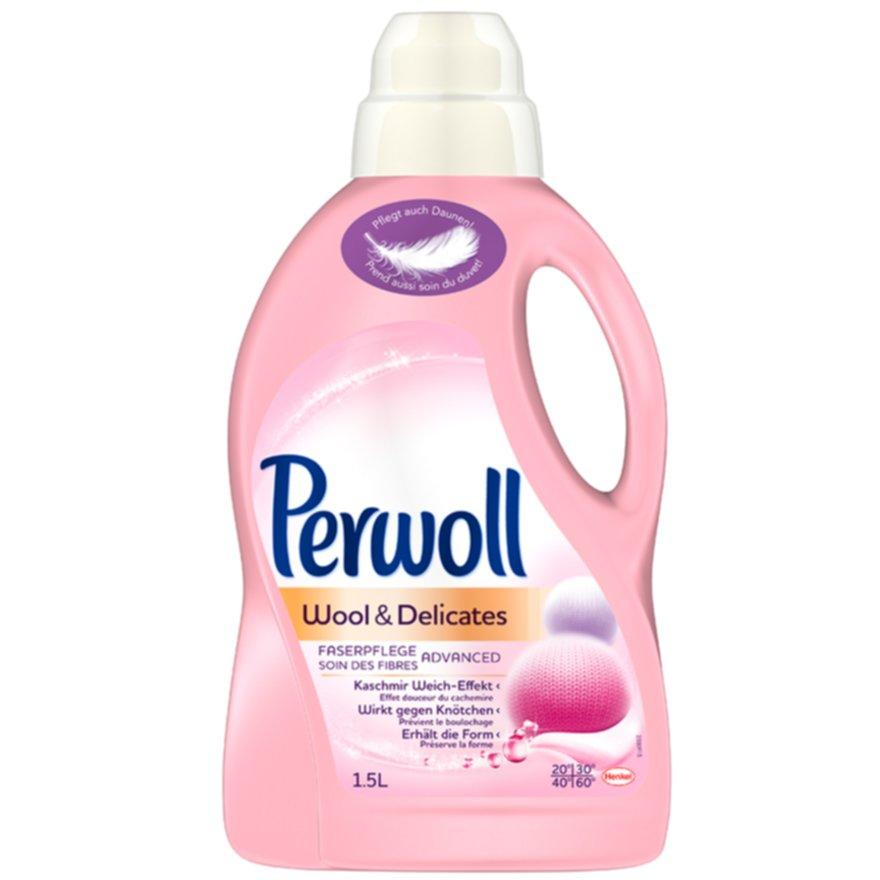 [HCM]Nước Giặt Perwoll Wool& Delicates 1,475l dành cho đồ len đồ mỏng - hàng nhập