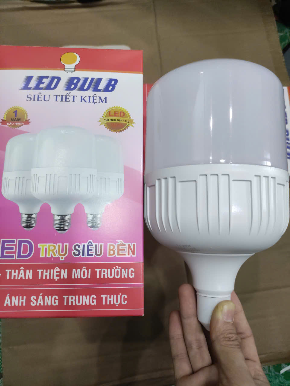 bóng đèn led 50w  bulb trụ