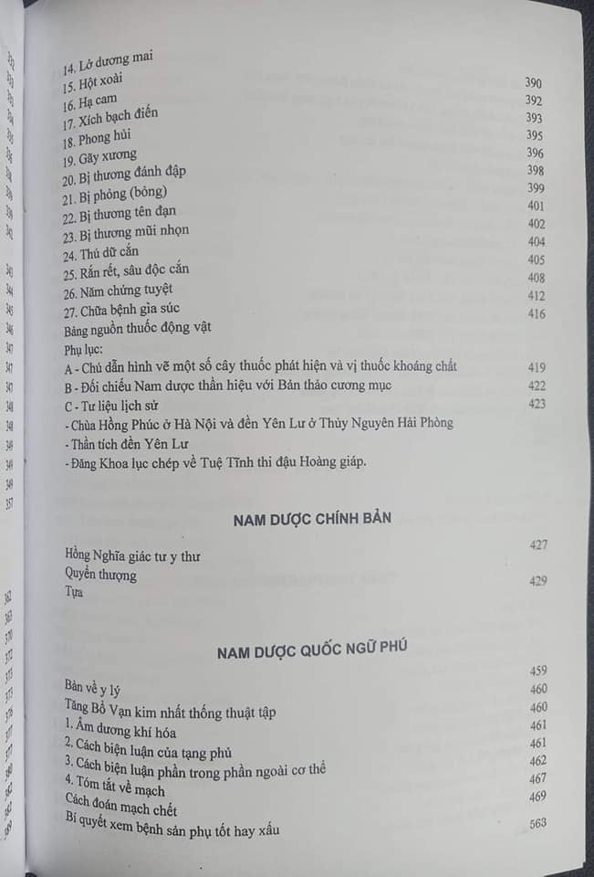 Sách Tuệ Tĩnh Toàn Tập