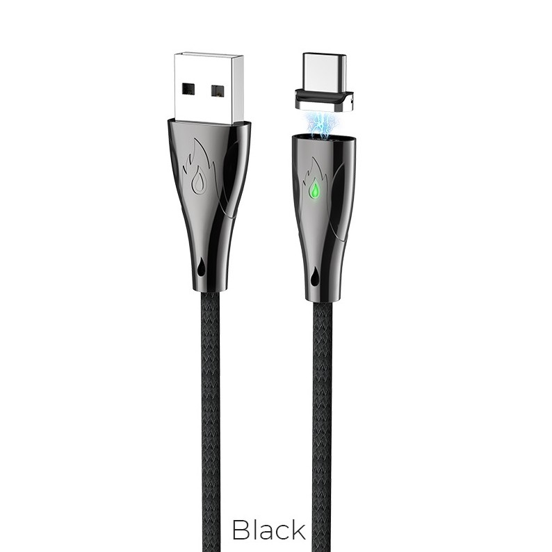 CÁP SẠC NHANH iPhone/TypeC HOCO U75 nam châm 3A
