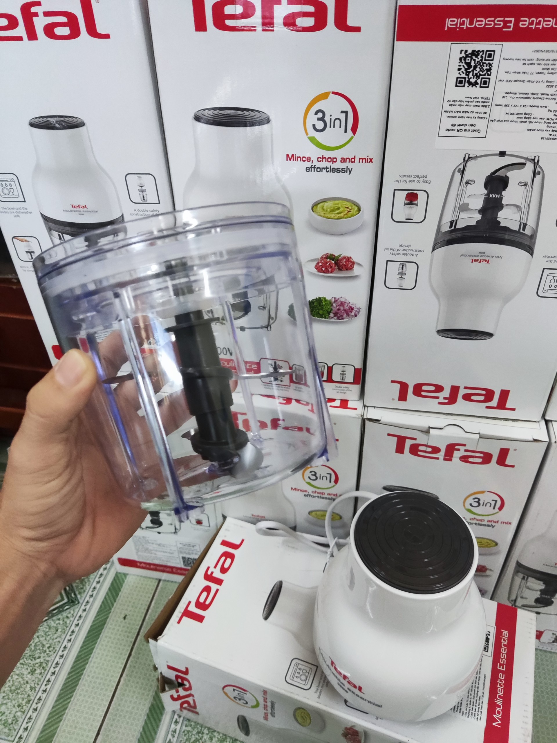 Máy xay thực phẩm Tefal Essential MB520138
