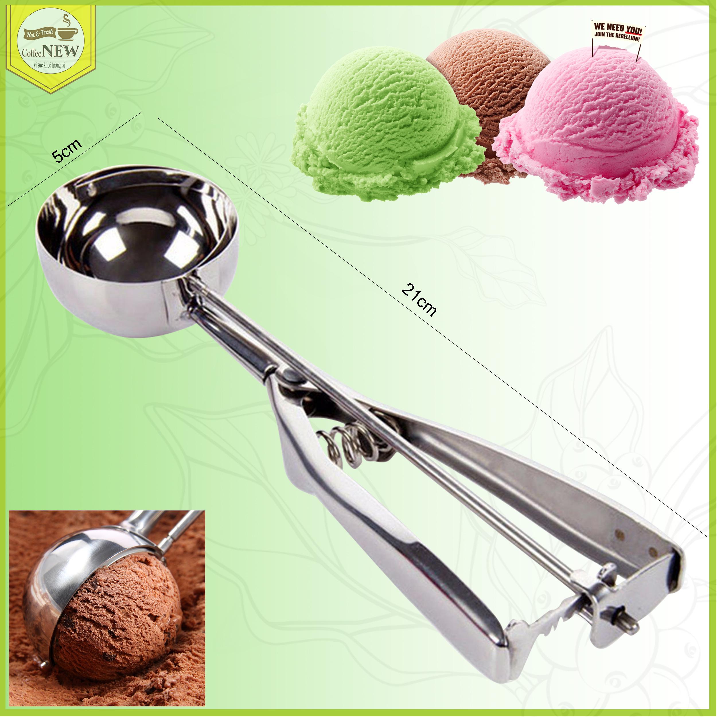 Muỗng Múc Kem Inox - Coffee New