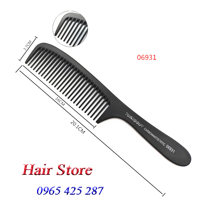 Lược Cắt Tóc Nam TONI&GUY Cacbonantis Tatic Đen