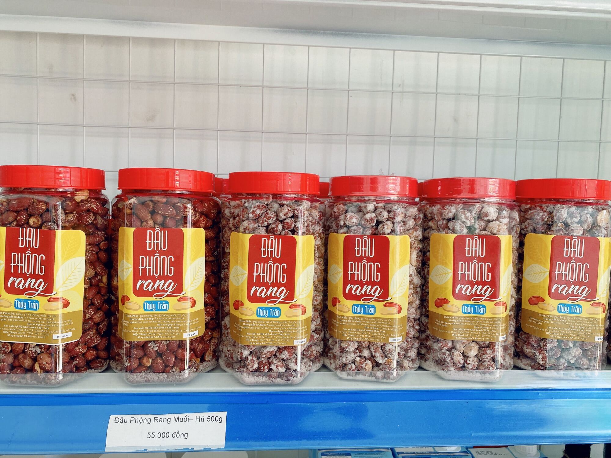 Đậu phộng rang vị muối hũ 500gr.