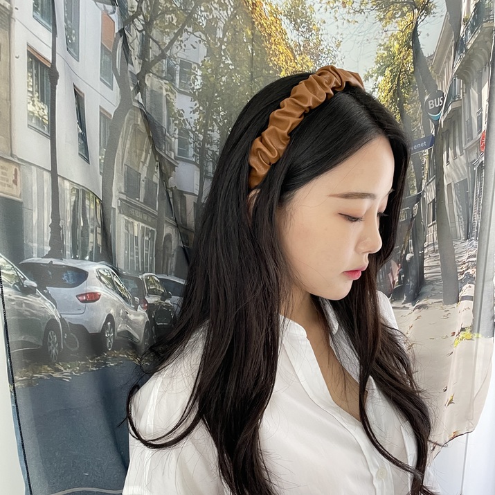 Cài tóc Leather headband Hàn Quốc