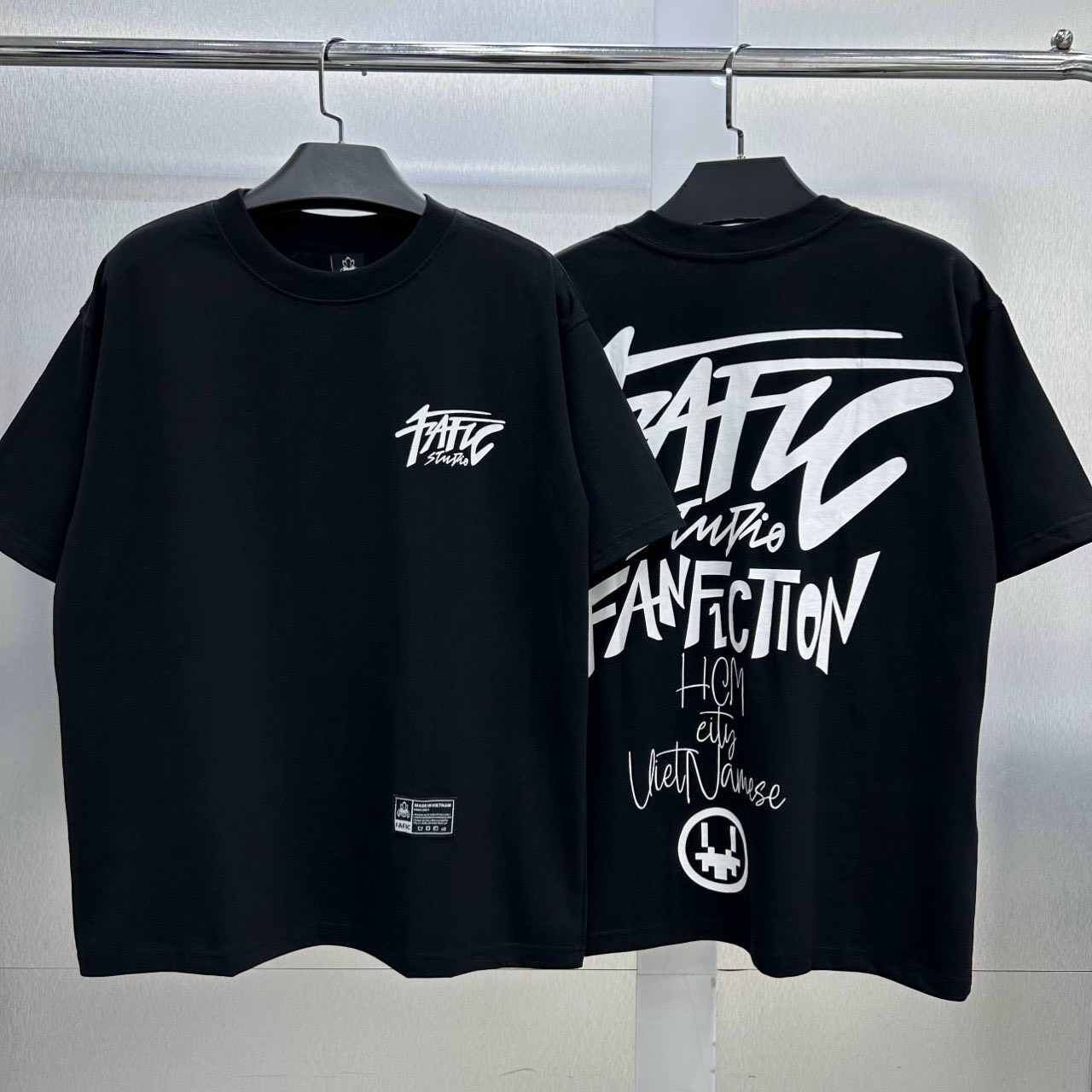 [Hoàn Tiền 15%] Áo Thun Nam Nữ Local Brand FaFic Chữ Ký Unisex Nam Nữ Full Mạc