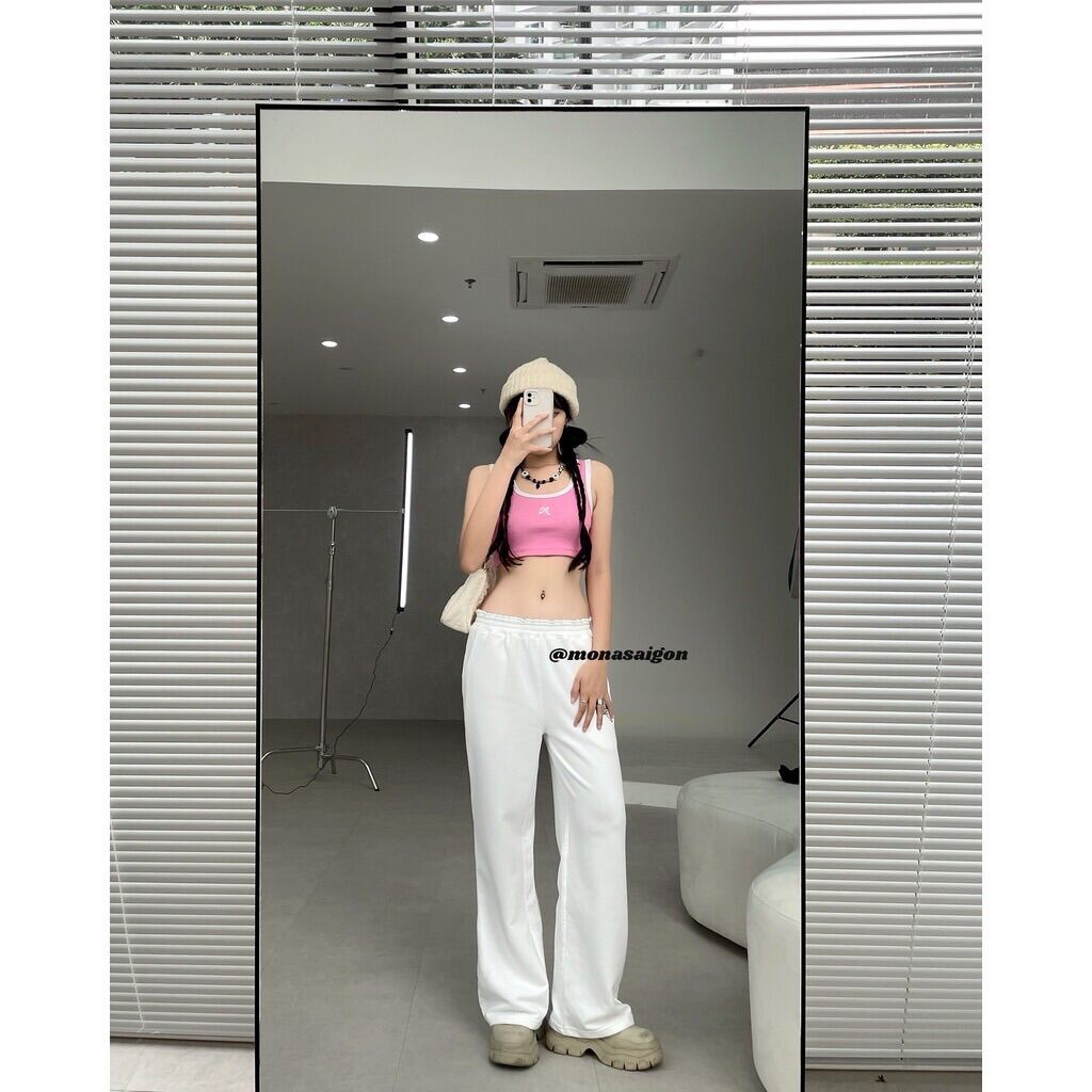 [VOUCHER 12%/149K] Áo croptop thun ba lỗ MONÁ - KABI