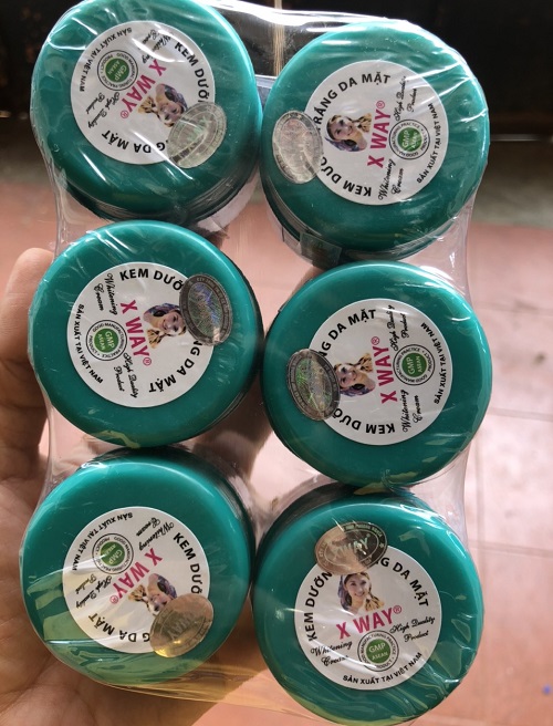 Combo 6 hộp kem xway dưỡng trắng da mặt 8gr