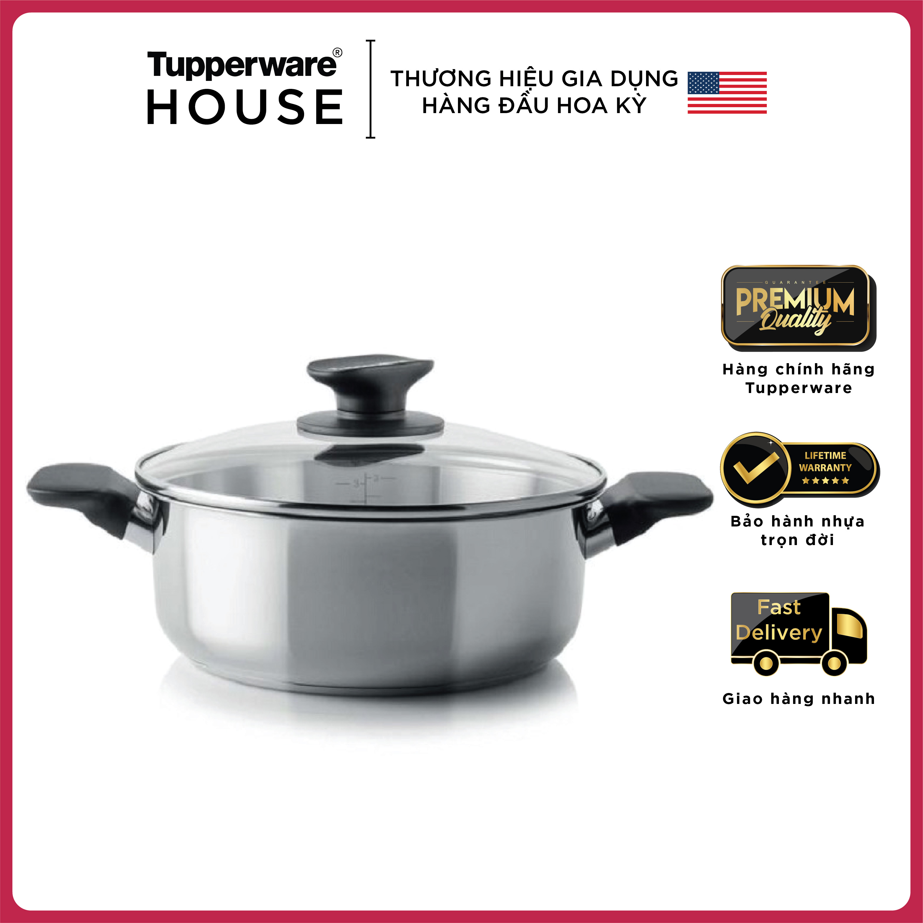 Nồi Tupperware Universal Cookware 4L