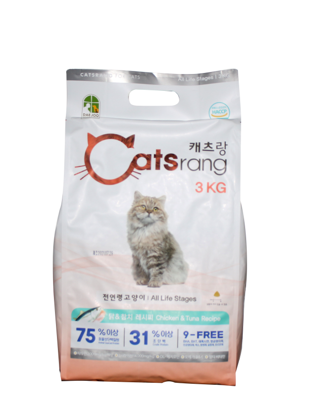 Catsrang - thức ăn hạt cho mèo mọi lứa tuổi 3kg