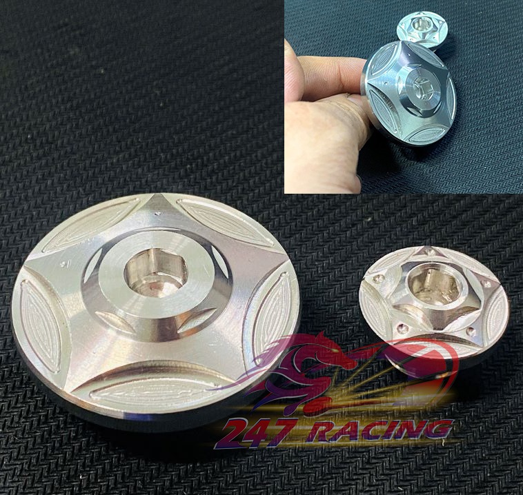 Ốc mâm lửa inox 304 mẫu ngôi sao xéo gắn xe máy sirius,exciter...