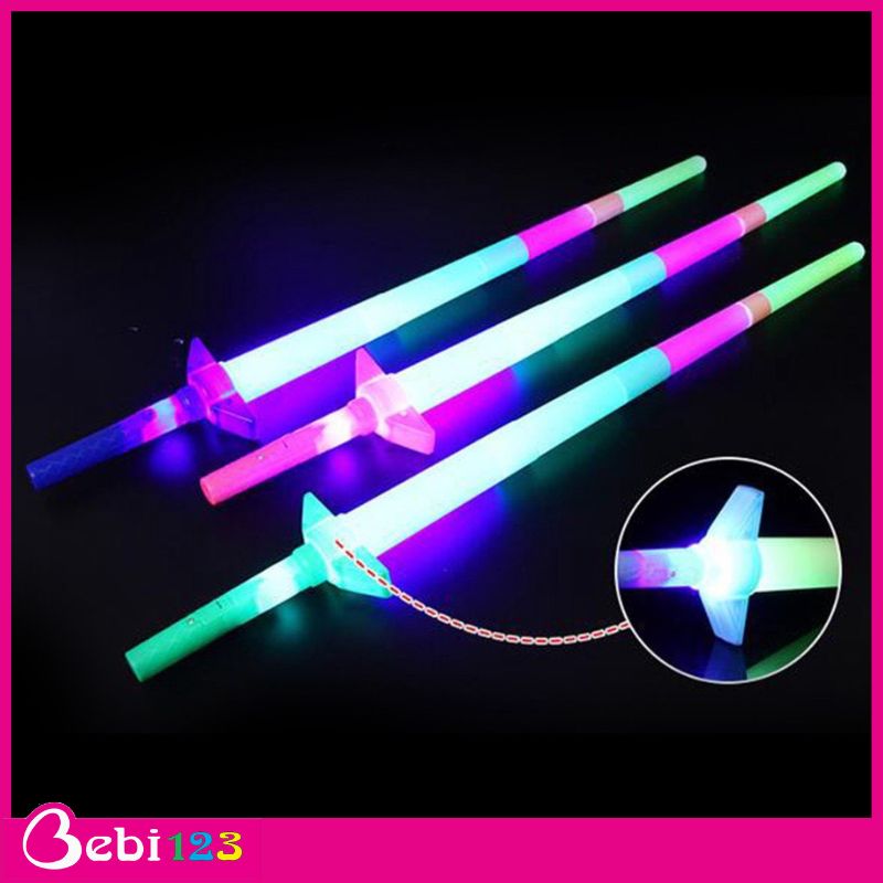 Kiếm đồ chơi gấp gọn có đèn phát sáng 68cm cho bé