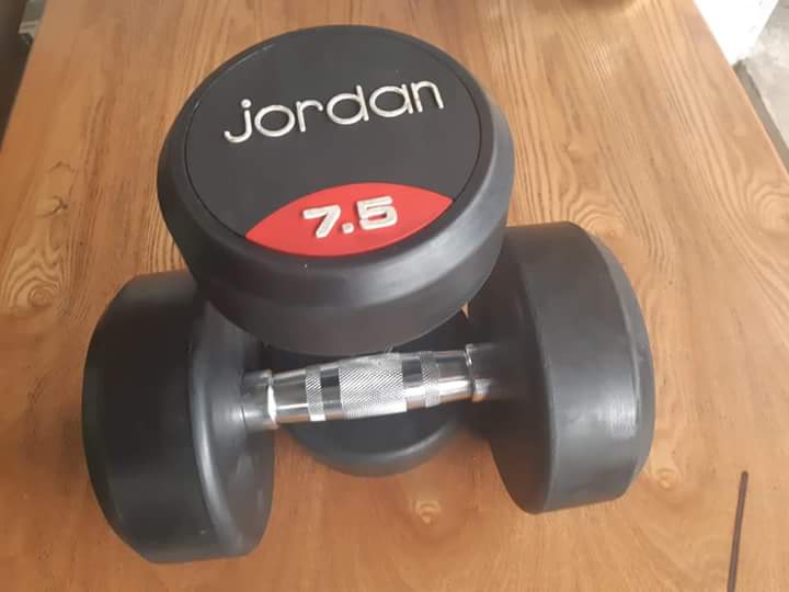 Tạ tay cao su jordan 7.5kg (1 đôi)