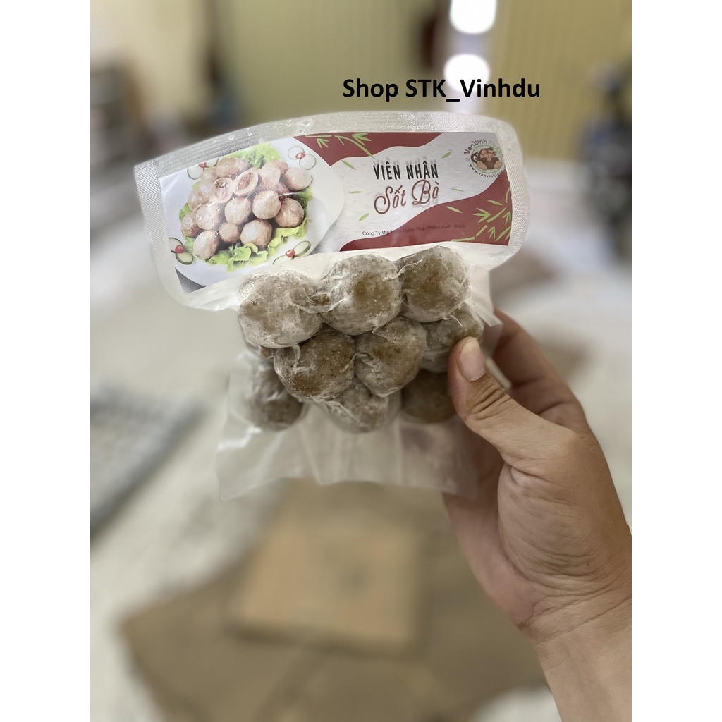 Viên nhân sốt Bò (hương vị Đài Loan) gói 250gr