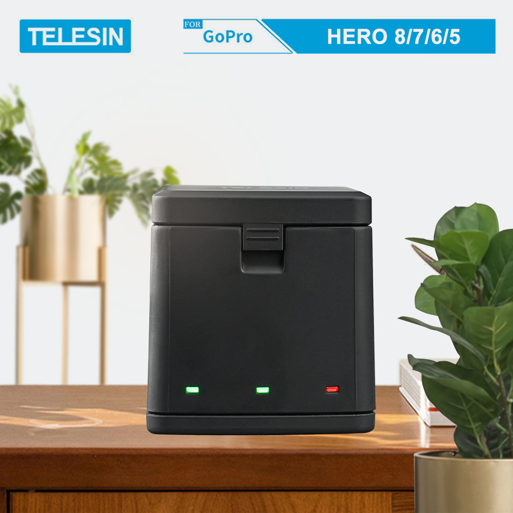 Dock sạc 3 Telesin cho GoPro Hero 8/7/6/5