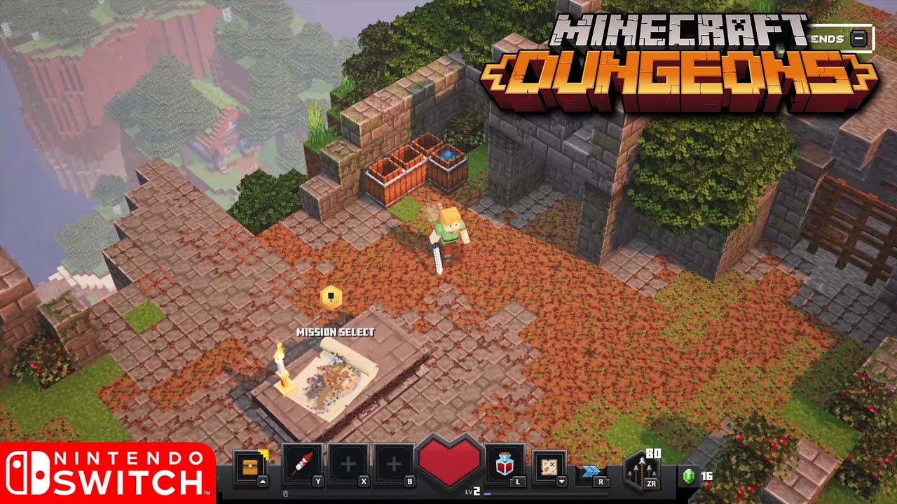 Băng Game 2ND Minecraft Dungeons Hero Edition cho máy Nintendo Switch