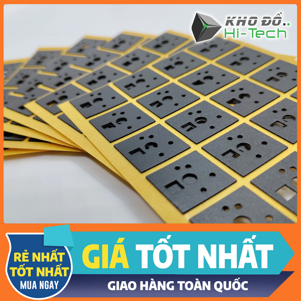 10 Miếng đệm Switch Foam chất liệu Poron IXPE EVA dày 0.5mm giảm thiểu âm thanh switch bàn phím cơ