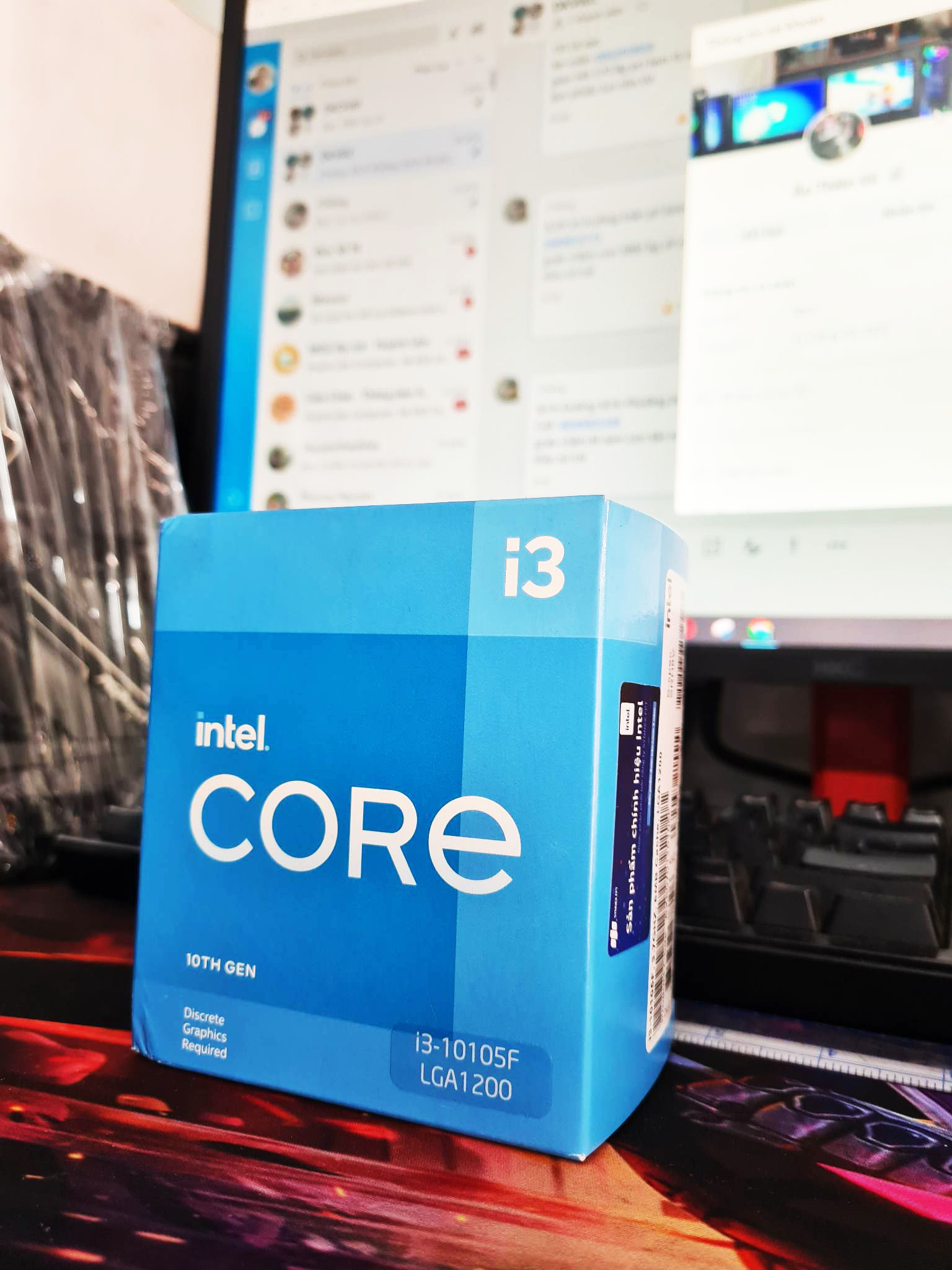 [Bình Tân] Bộ Vi Xử Lý - Chip - cpu i3 10105F NEW FULL BOX