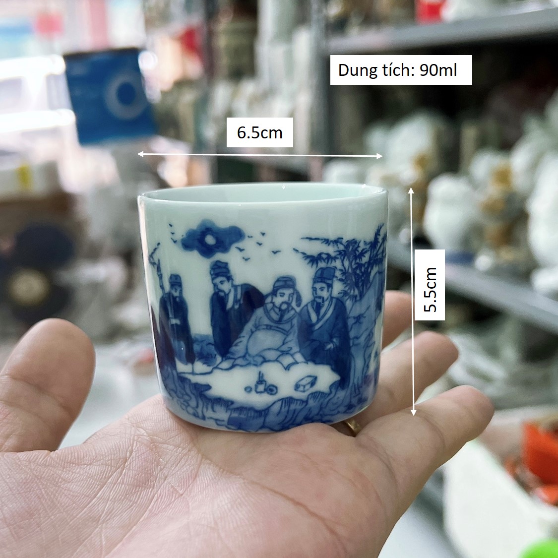 Combo of 06 Beautiful Green Cups for Drinking Water