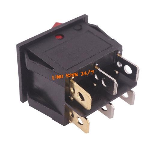 CÔNG TẮC BẬP BÊNH ĐÔI 20A-CÓ ĐÈN KCD6 (1 CẶP)