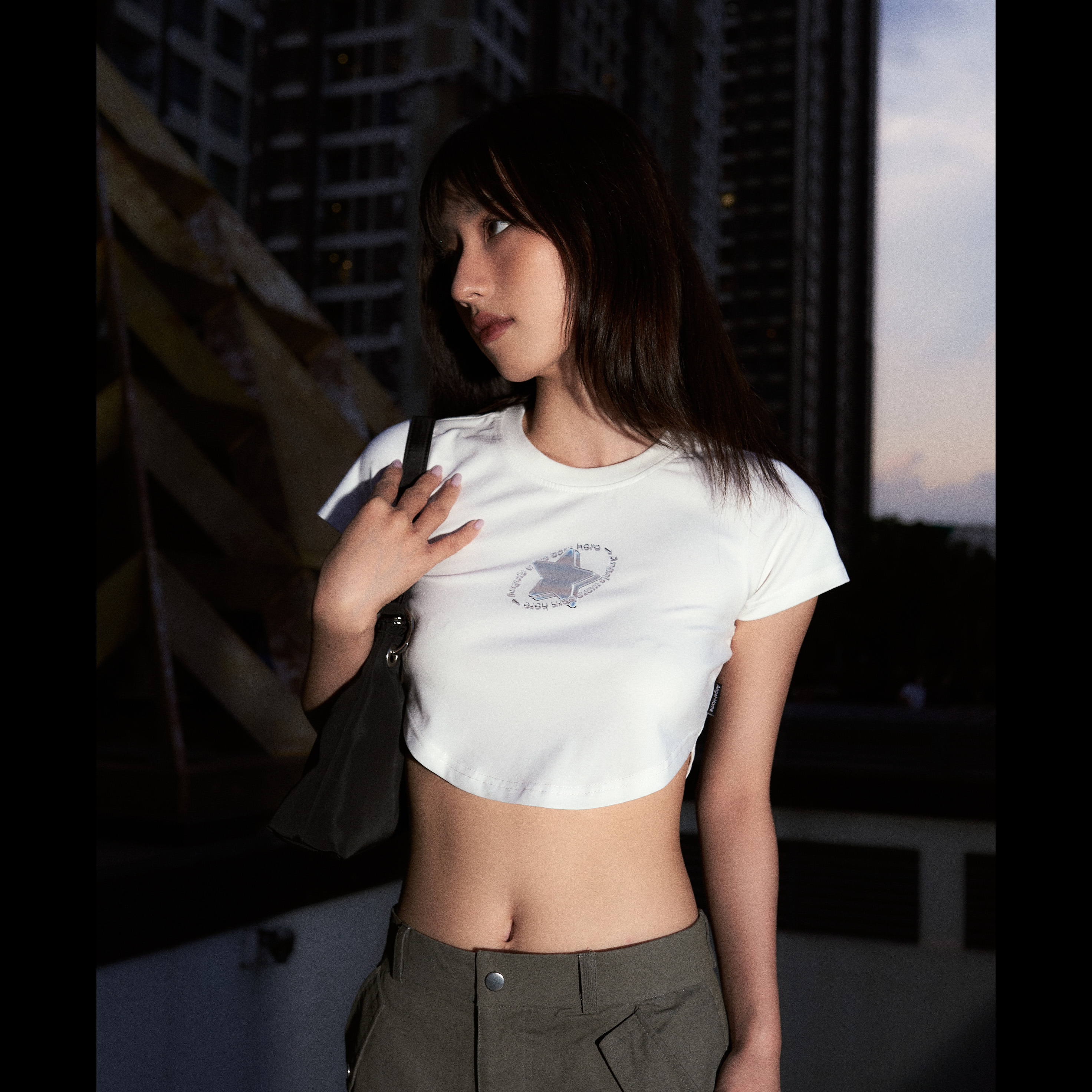 Áo Croptop PRADIES Chrome Star