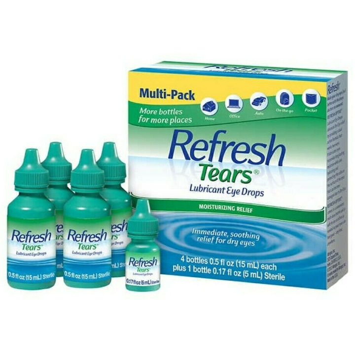 Nước mắt nhân tạo Refresh Plus hộp 5 chai