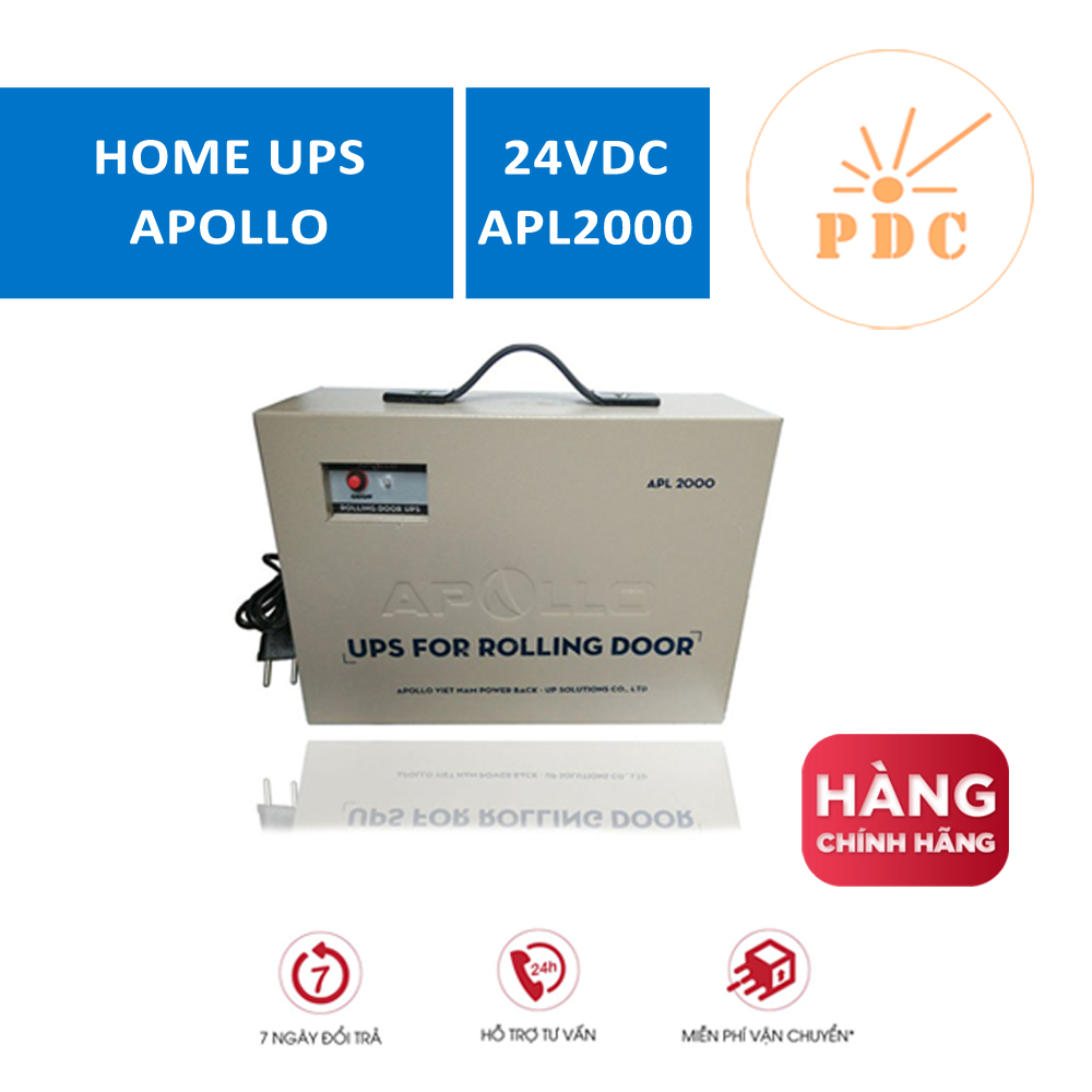Bộ Lưu Điện Cửa Cuốn APOLLO APL2000 800KG 2000VA - (PDC-TECH)