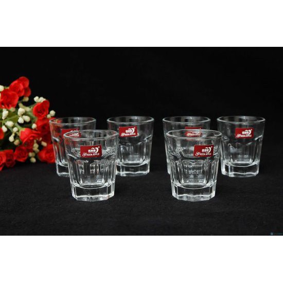 Bộ 6 Chén Thủy Tinh Nhỏ Uống R.ư.ợu