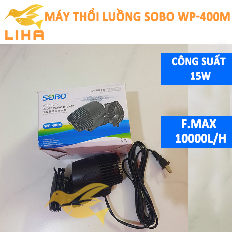 Máy thổi luồng Sobo-WP100M/200M/300M/400M tạo dòng nước, làm sạch chất bẩn trong hồ