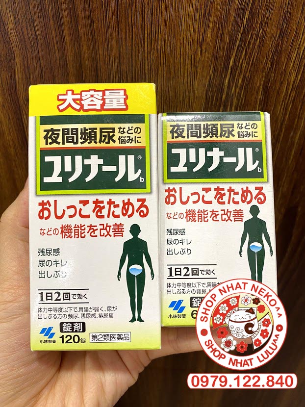 Viên uống hỗ trợ giảm tiểu đêm tiểu rắt Kobayashi Nhật Bản 60 viên