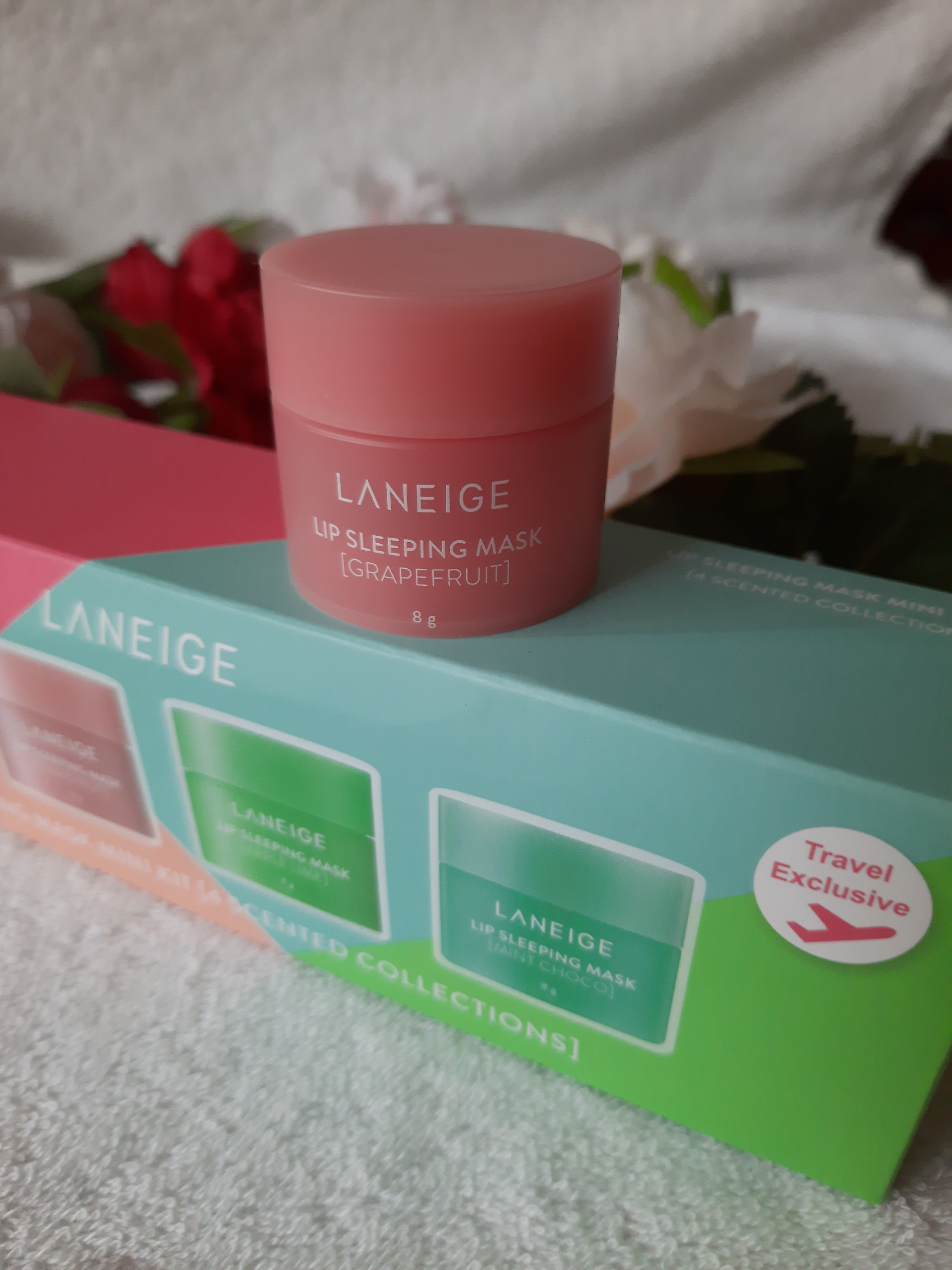 [HCM]Mặt nạ ủ môi Laneige Lip Sleeping Mask GrapeFruit 8g