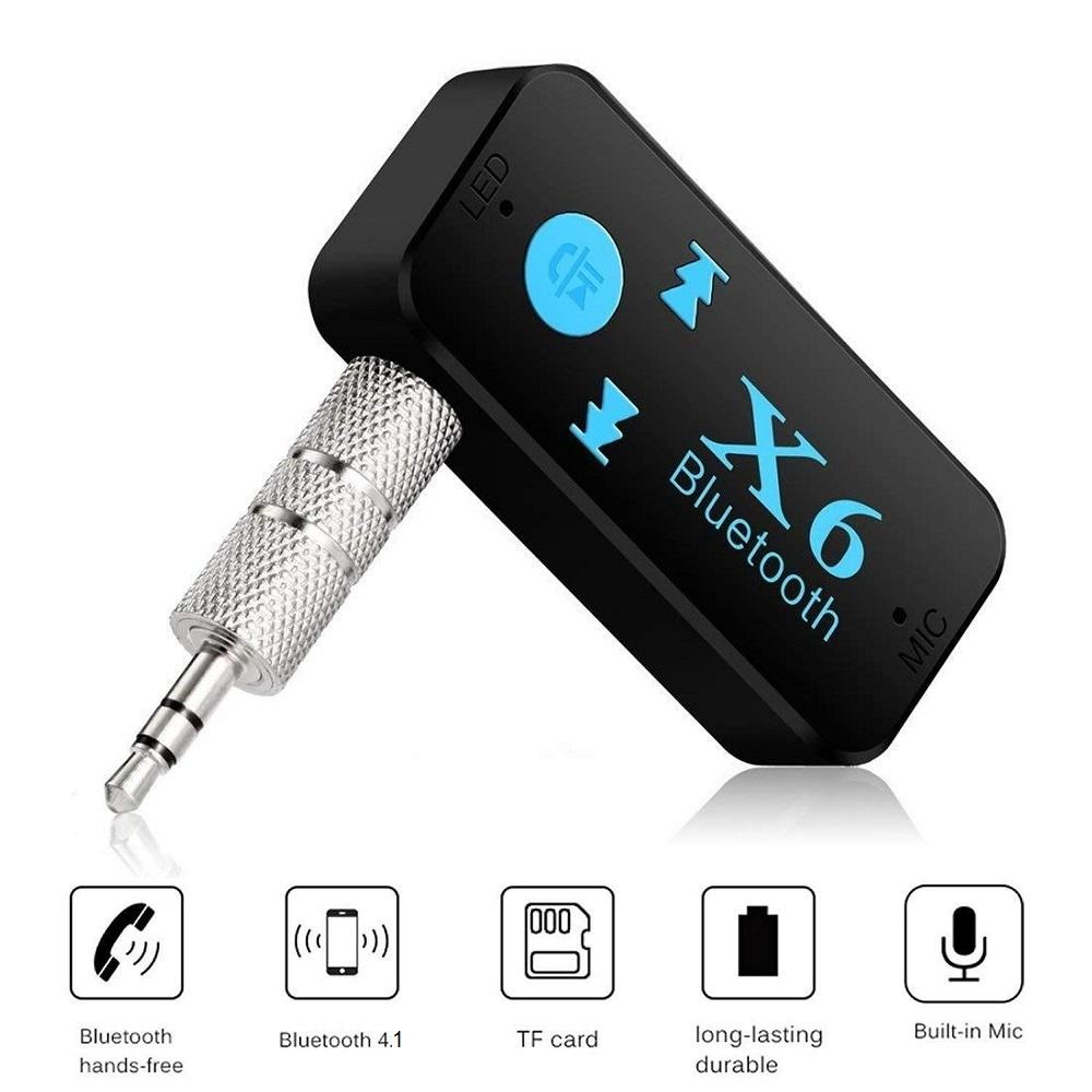 Usb Bluetooth cho ô tô X6 - Bộ thu phát âm thanh trên xe hơi qua Bluetooth