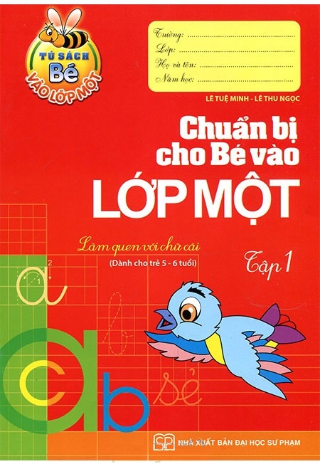 Sách - bé vào lớp 1 - chuẩn bị cho bé vào lớp 1 - tập 1