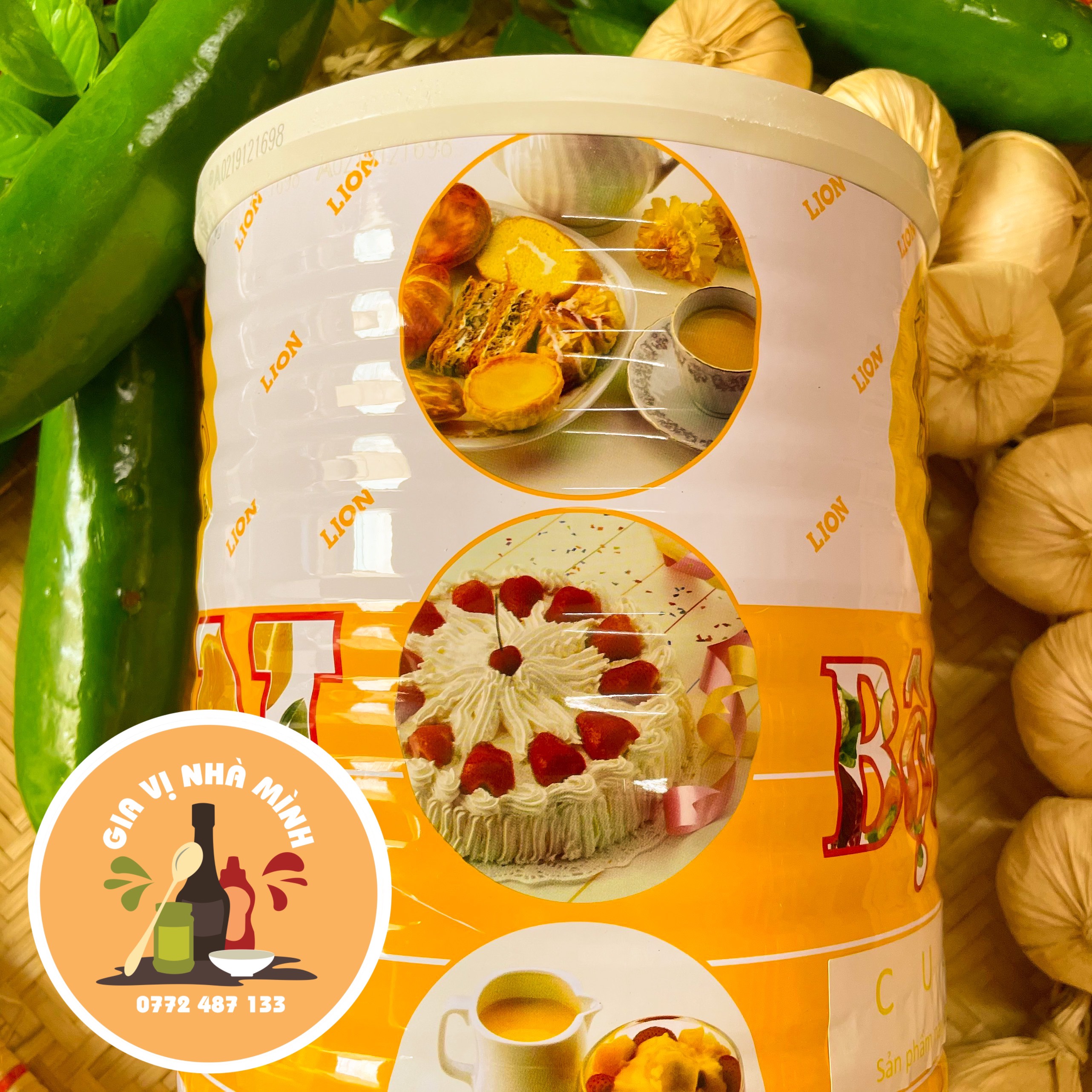 BỘT LION (BỘT SƯ TỬ)LION CUSTARD 3.5KG