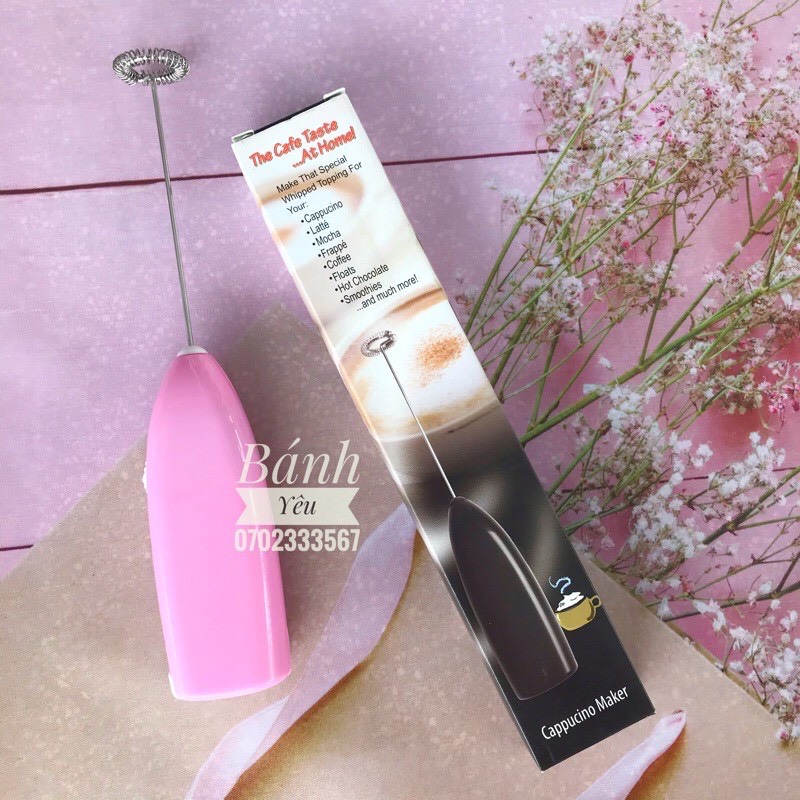 Dụng Cụ Tạo Bọt Cà Phê - Cây Đánh Trứng mini cầm tay