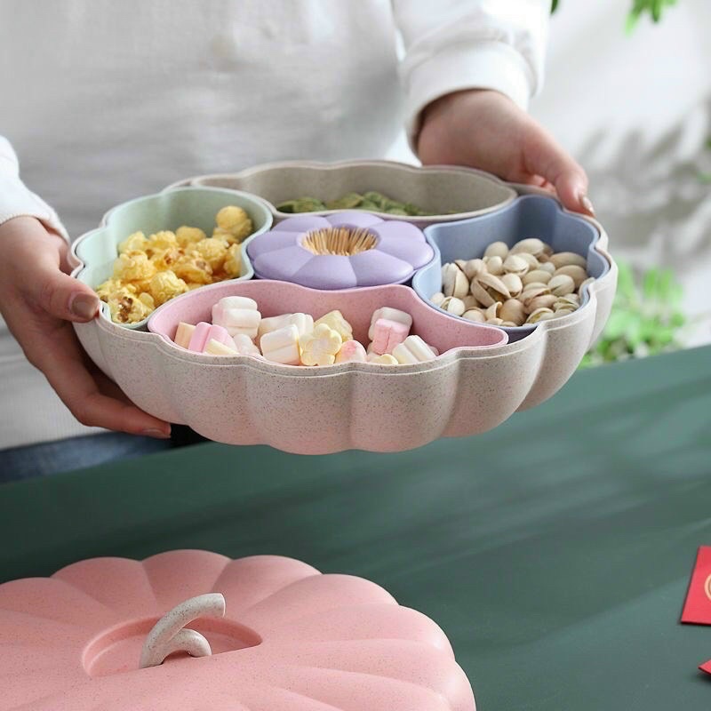 [ TẾT TẾT ] KHAY MỨT LÚA MẠCH HÌNH BÍ DÀI, ĐỰNG MỨT, KẸO . ĐTLV