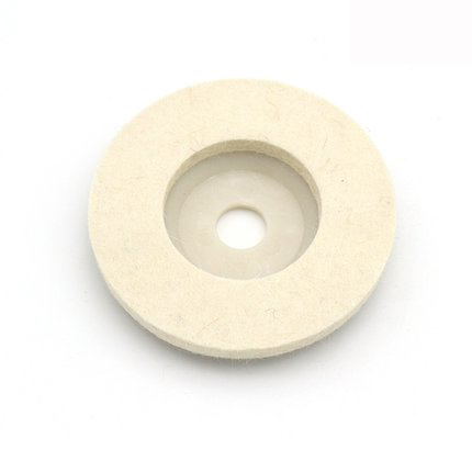 Pad nỉ đánh bóng 100mm dành cho máy cầm tay (TRẮNG/ ĐEN)
