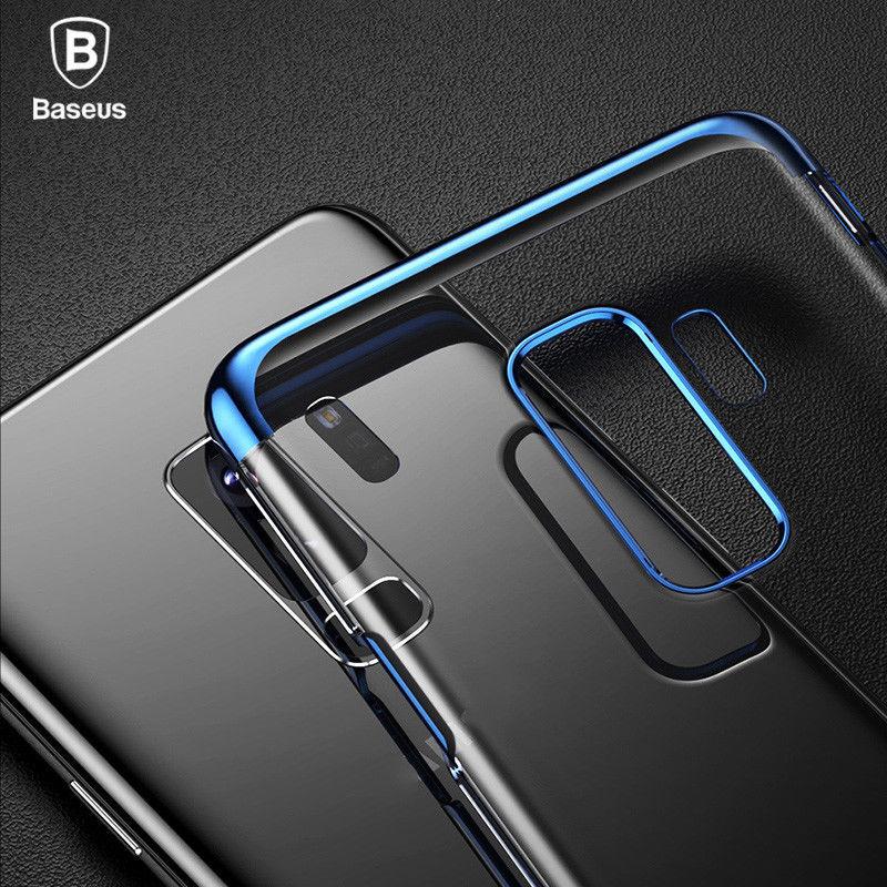 Ốp Lưng Viền Màu Baseus Luxury Glitter Cho Máy Samsung Galaxy S9