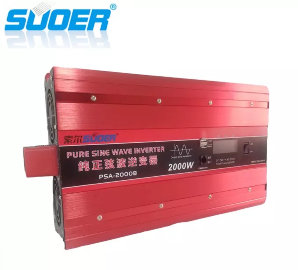 Bộ đổi điện sin chuẩn 2000W 24V sang 220V - PSA-2000B